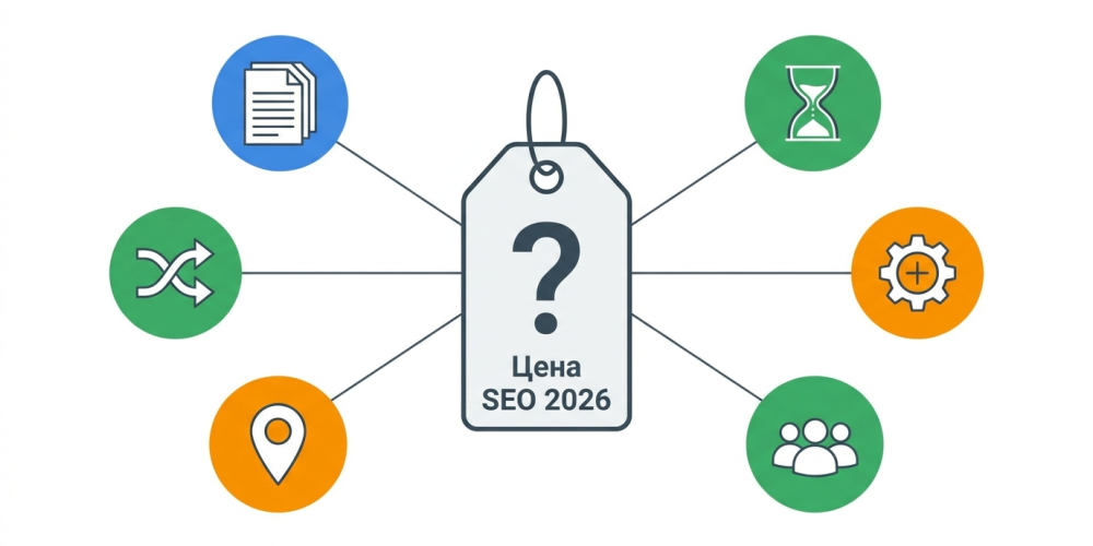 Стоимость SEO в 2026 году: от чего зависит цена?